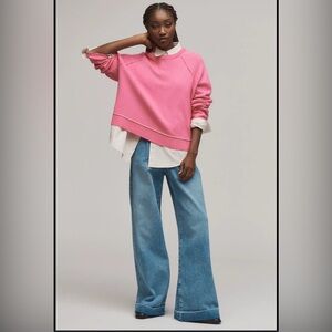 Pilcro Anthropologie the oaklyn cozy crew neck sweater